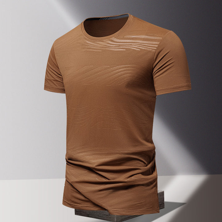 Summer Running Collection Men's Ice Silk Thin Short Sleeve