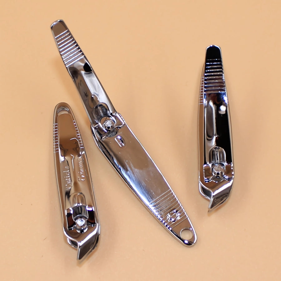 Bevel Stainless Steel Nail Clipper - Professional Fingernail & Toenail Cutter