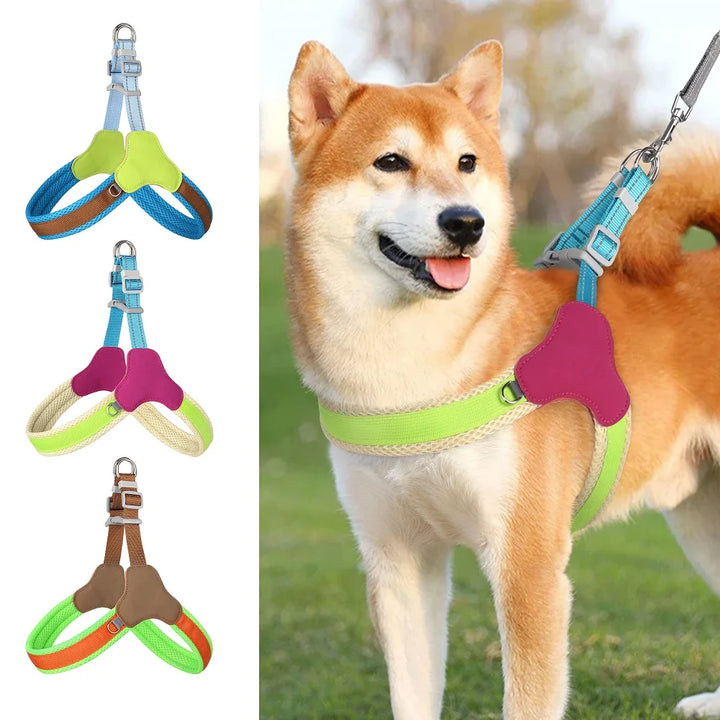 Reflective Mesh Nylon Dog Harness