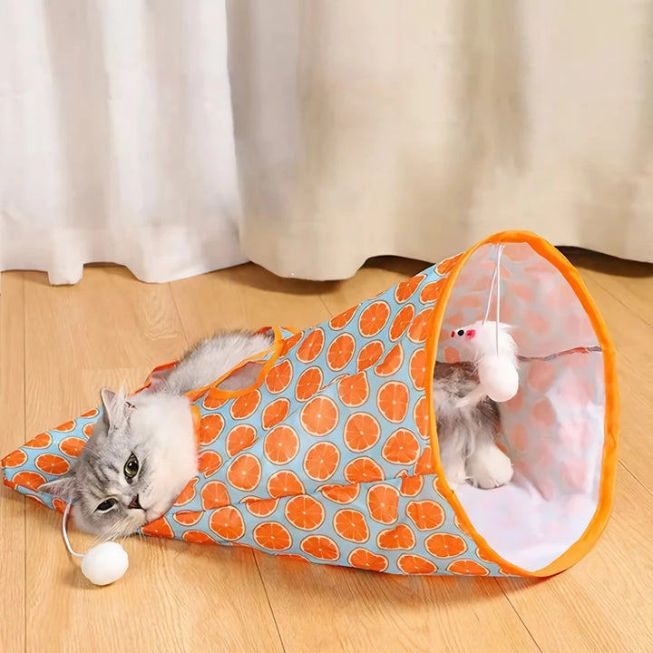 Madden Teasing Cat Sticks & Tunnel - Interactive Cat Toys to Relieve Boredom