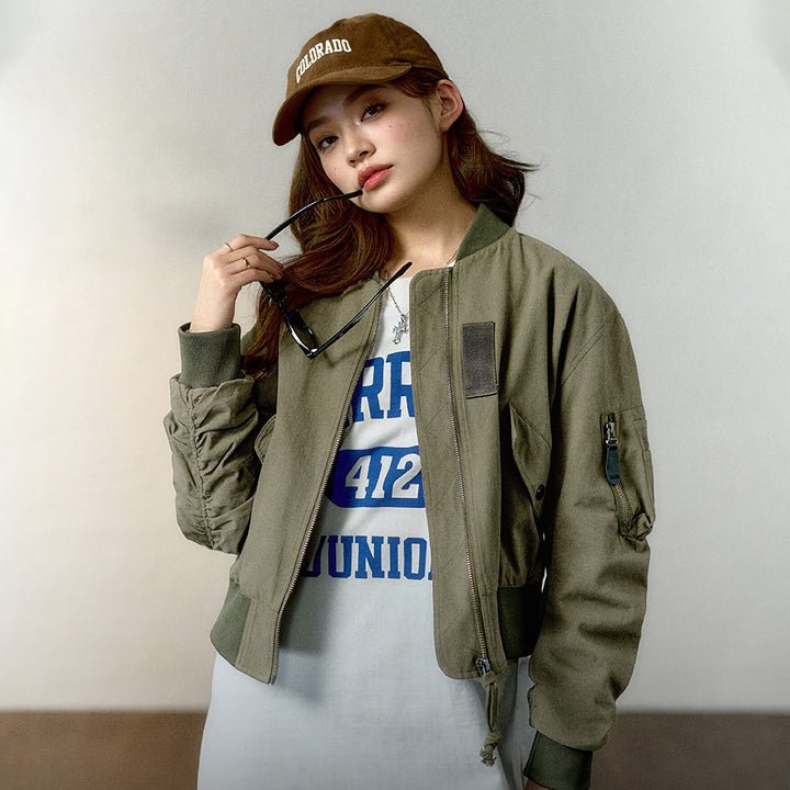 Women’s Retro Varsity Bomber Jacket