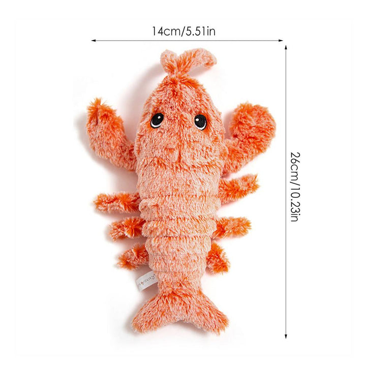 Interactive Plush Flopping Lobster Toy