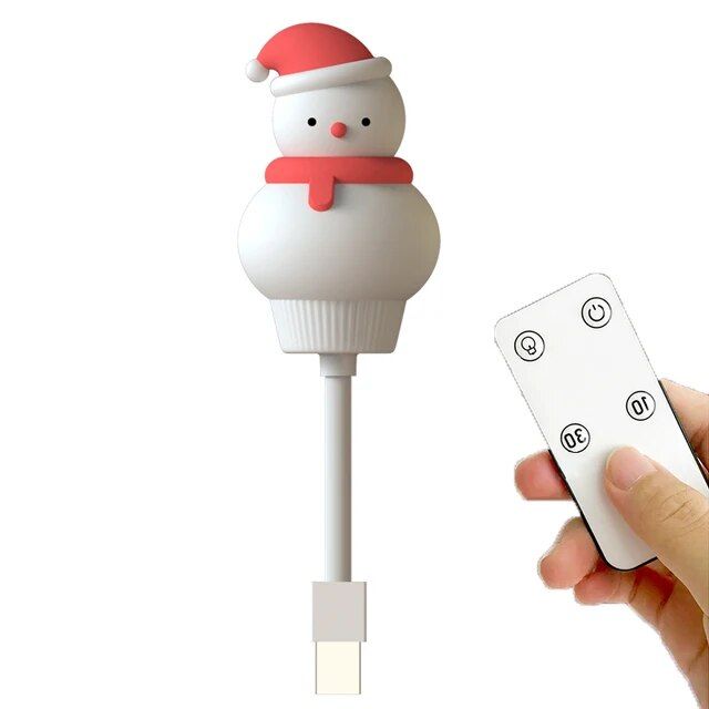 Adjustable Brightness Cartoon Night Light with Remote