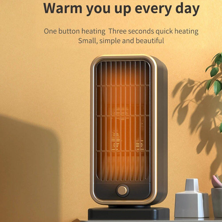 500W Portable Desktop Heater with PTC Fast Heating & Energy Saving