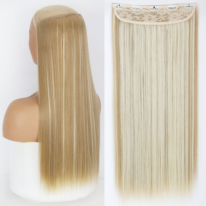 Synthetic Long Straight Hair Clips-in Extensions