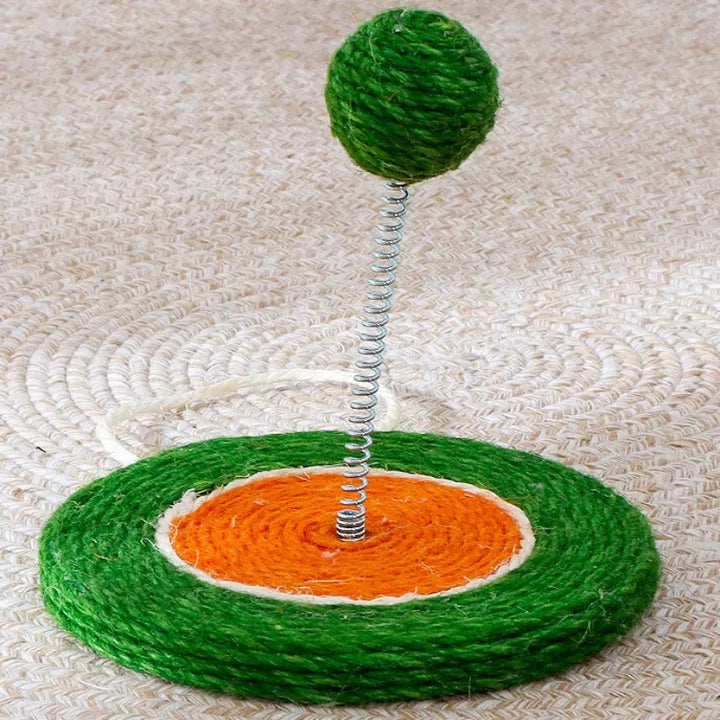 Cat Scratch Board with Sisal Ball Toy