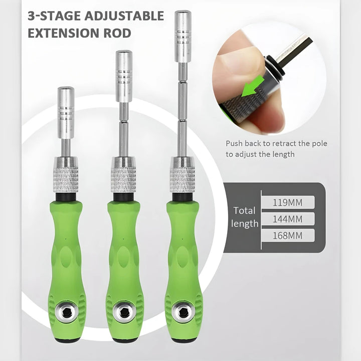 32-in-1 Multifunctional Screwdriver Set with Magnetic Bits