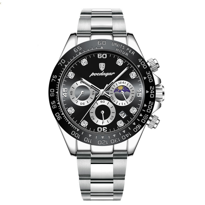 Men's Multi-functional Fashion Waterproof Quartz Watch