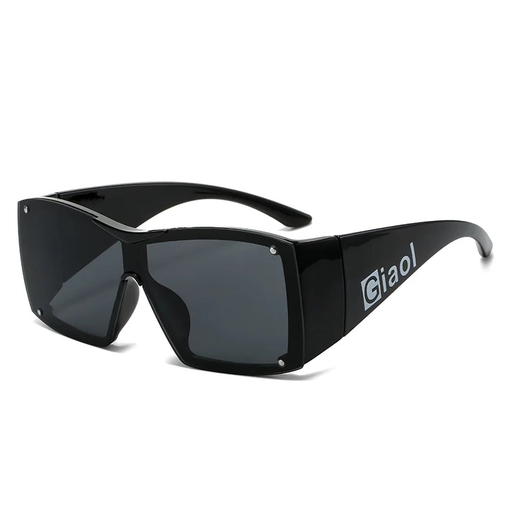 Oversized Square Sunglasses with UV400 Lenses