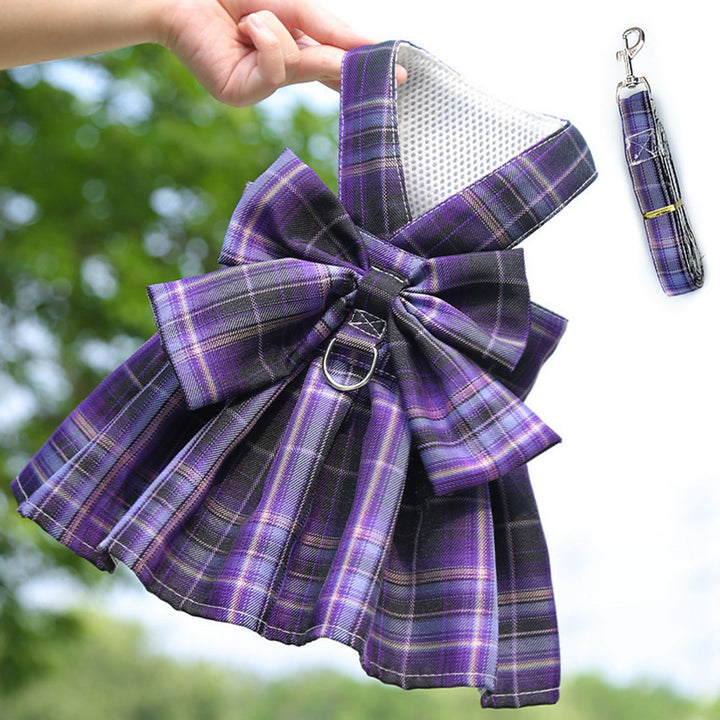 Plaid Dog Dress Harness