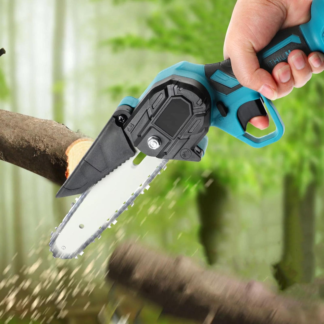 6-Inch Cordless Mini Chainsaw for Wood Cutting & Tree Trimming