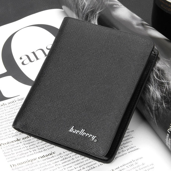 Short wallet credit card holder