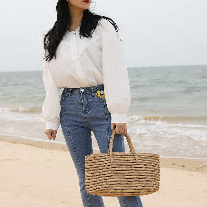 Straw Tote Bag