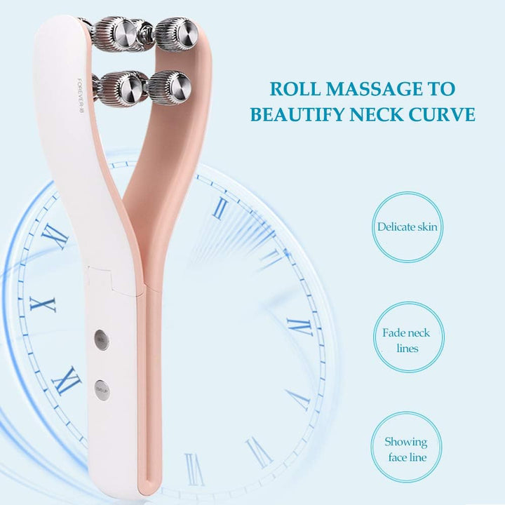 Y-Shape EMS Face Lifting Roller - Multifunctional Facial Massager & Skin Tightening Tool