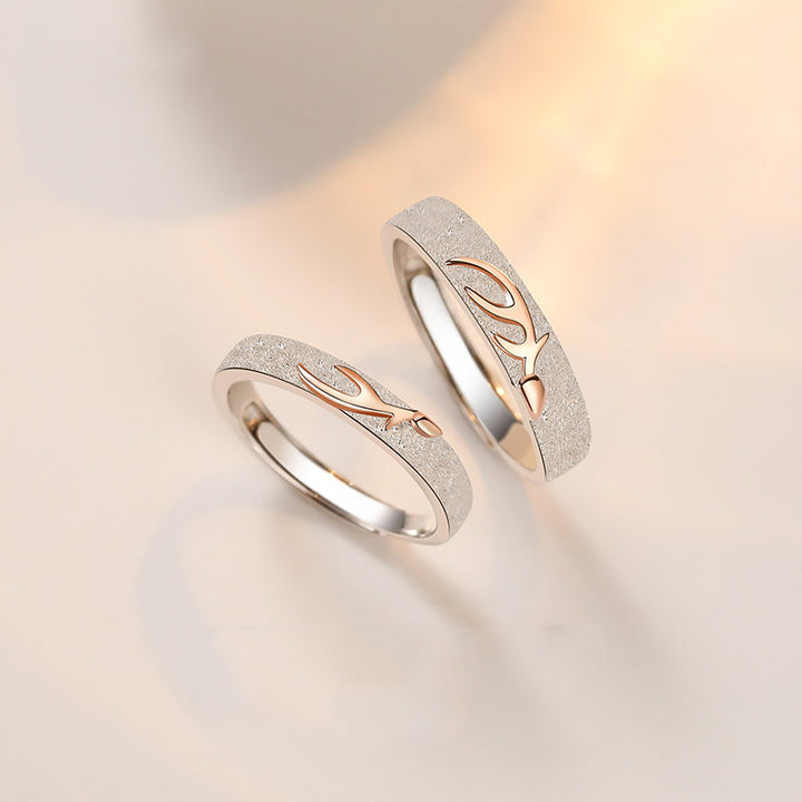 The Sterling Silver Ring Does Not Fade And Has A Niche Design Sense