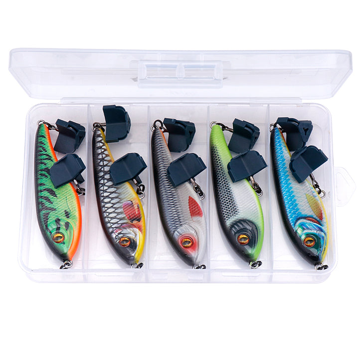 5pcs Sinking Jerkbait Fishing Lures Set 90mm 21g