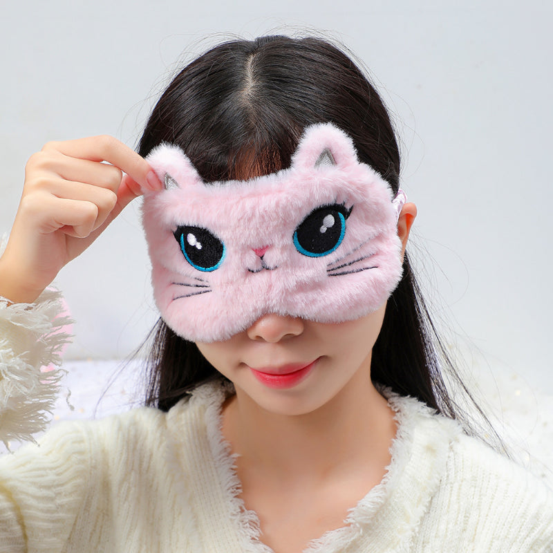 Cute Plush Eye Mask