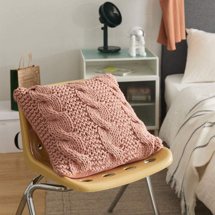 Luxury Chunky Knit Throw Pillow for Comfort and Style