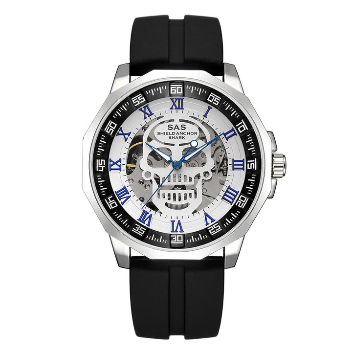 Men's Hollow Mechanical Watch Luxury Steel Belt