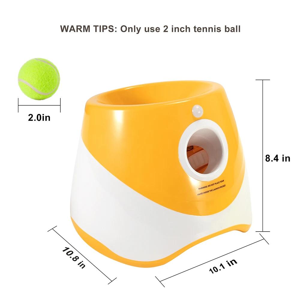 Compact Automatic Dog Tennis Ball Launcher: Interactive Pet Play & Exercise Toy