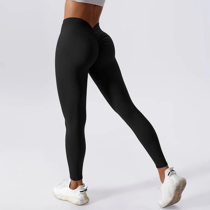 High Waist Sculpting Yoga Leggings - Push Up Sports & Fitness Pants for Women