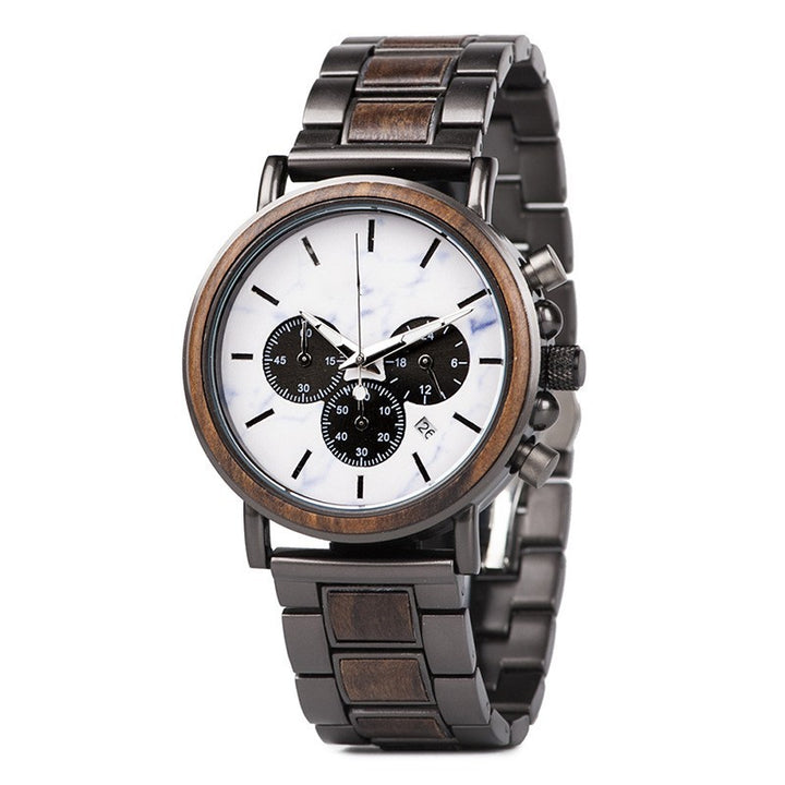 Multi-functional Cross-border Literary Young Men's Wooden Watch Luminous Watch