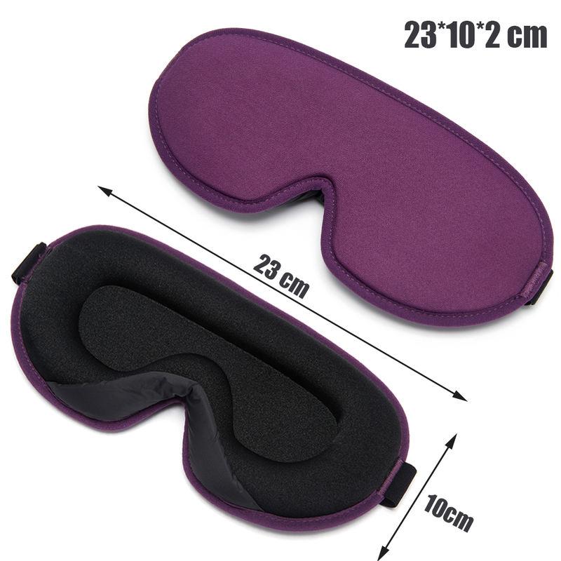 3D Memory Foam Silk Sleep Mask – Ultra Soft & Breathable Eye Mask