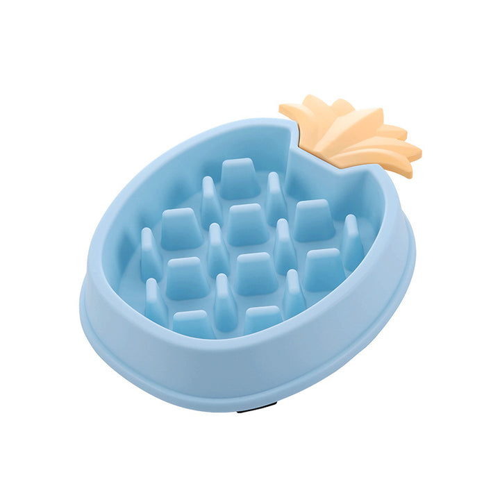 Pineapple Shape Dog Slow Feeder Bowl