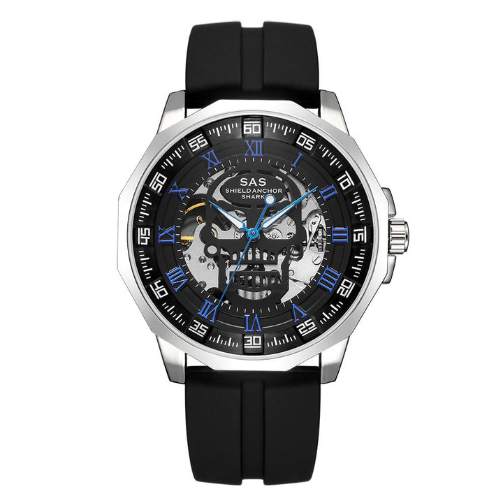 Men's Hollow Mechanical Watch Luxury Steel Belt