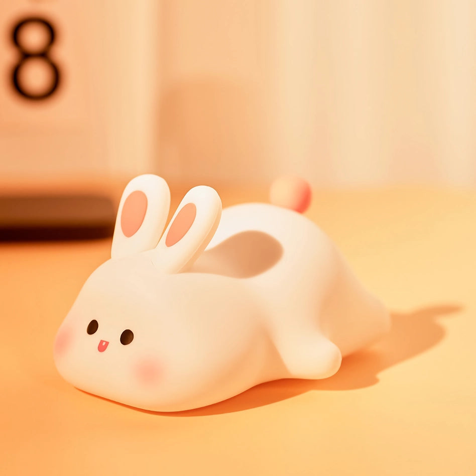 Cute Rabbit Silicone Night Lamp