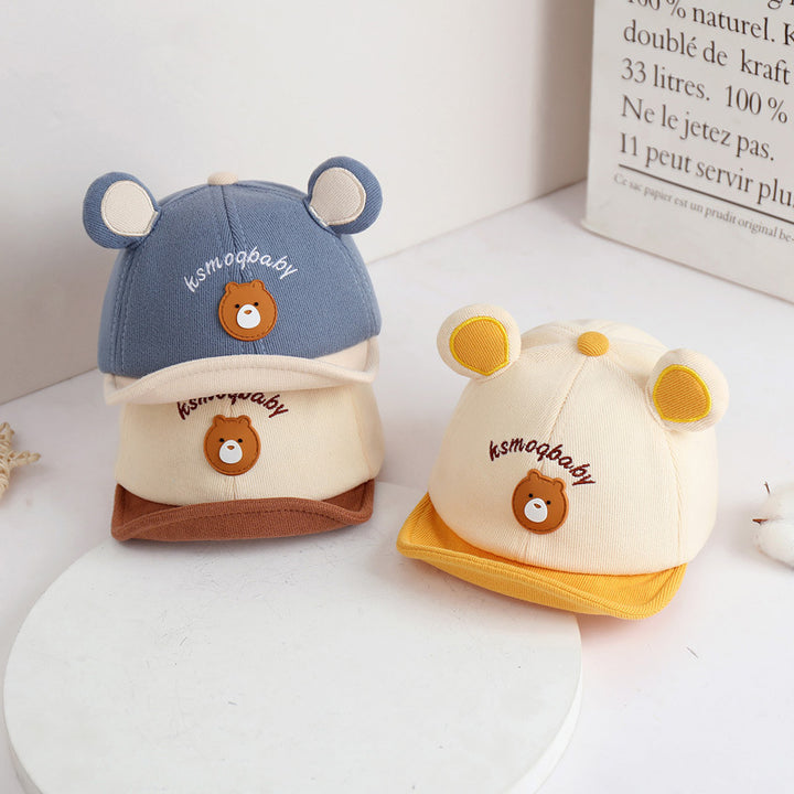 Adorable Bear Ear Baby Baseball Cap