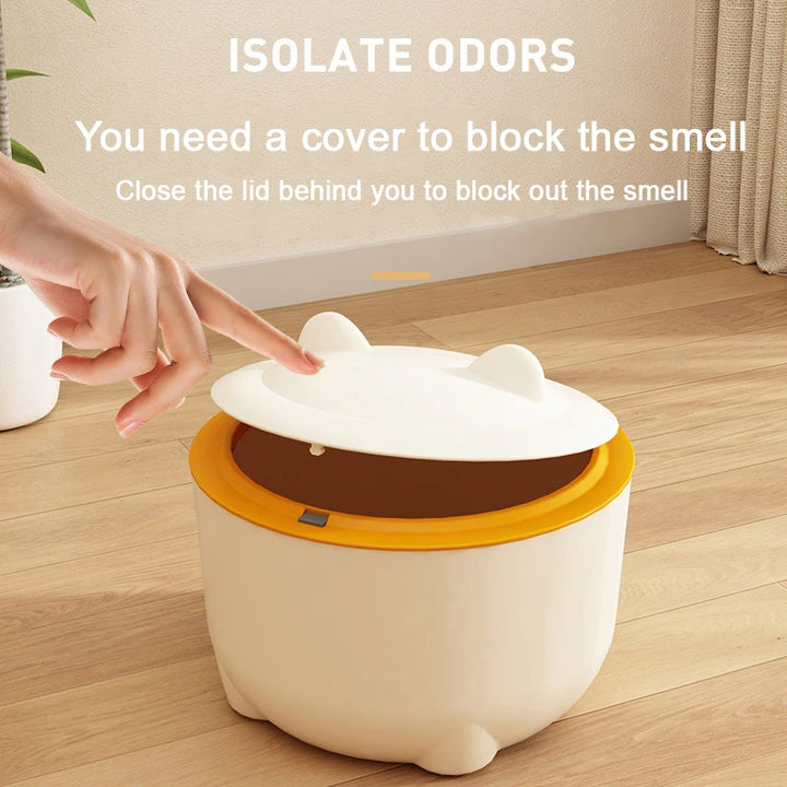 Odor-Proof Cat Litter Disposal Bin for Clean and Fresh Homes