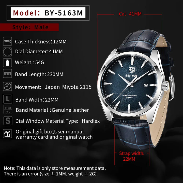 Luxury Men's Quartz Watch