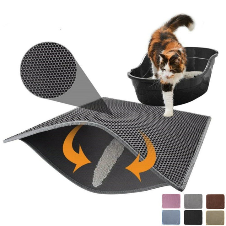 Luxury Honeycomb Cat Litter Mat