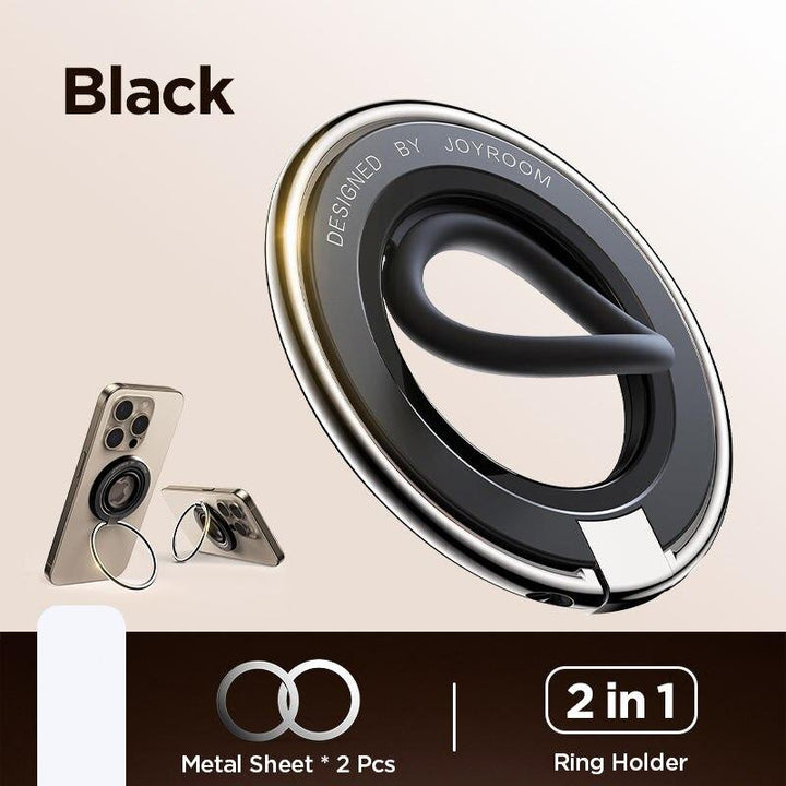 Magnetic Silicone Ring Holder Stand for iPhone 15, 14, 13 Pro Max