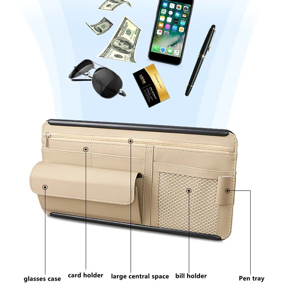 5-in-1 Multi-Functional Car Sun Visor Organizer