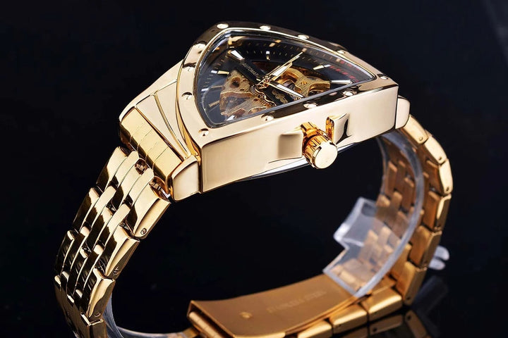 Watch Men's Fashion Hollow Stainless Steel Watch