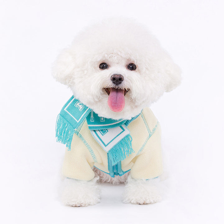 Warm Fleece Jacket with Detachable Hat - Winter Pet Clothing for Dogs and Cats