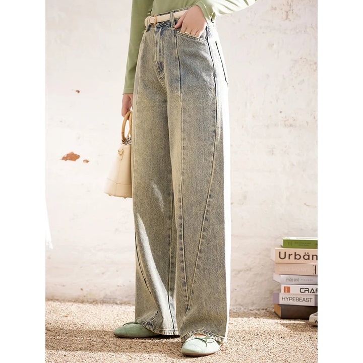 Vintage High Waist Wide Leg Jeans for Women