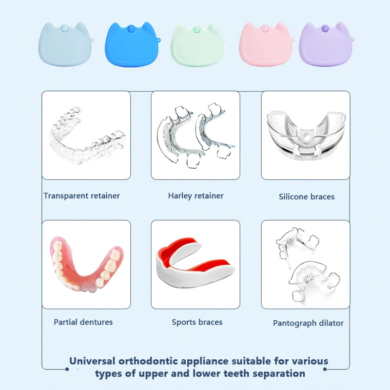 Silicone Retainer and Denture Storage Case