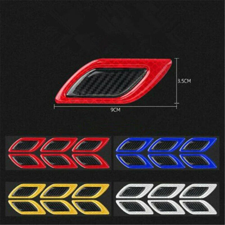 6-Piece High-Visibility Car Reflective Sticker Set