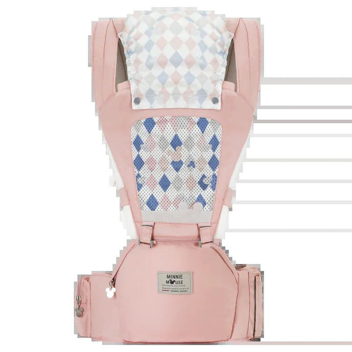 Versatile Baby Carrier with Hip Seat, Breathable & Adjustable Strap