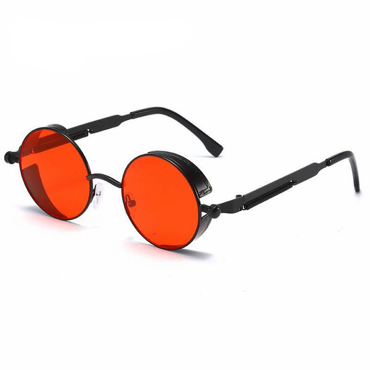 Round Metal Steampunk Sunglasses