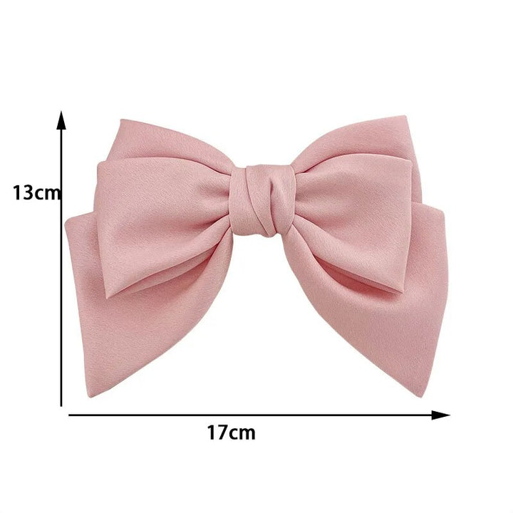 Fashionable Satin Bow Hairpin Hairclip