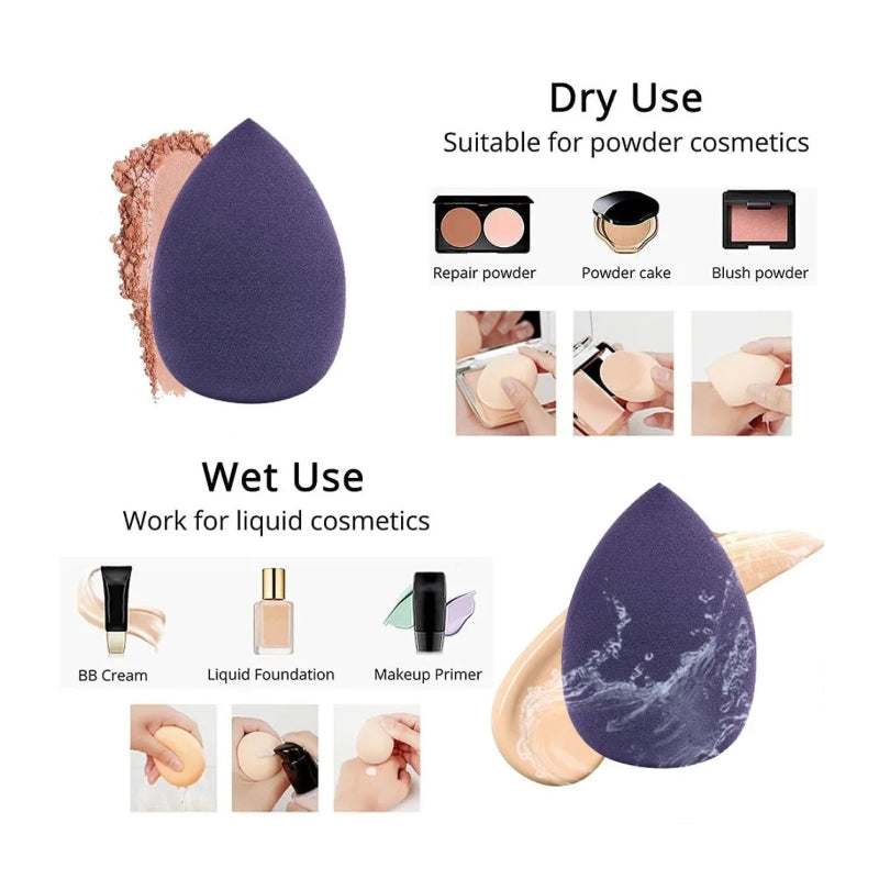 12pcs Soft Makeup Sponge Blender Set