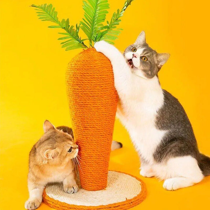 Delightful Carrot Sisal Cat Scratching Post