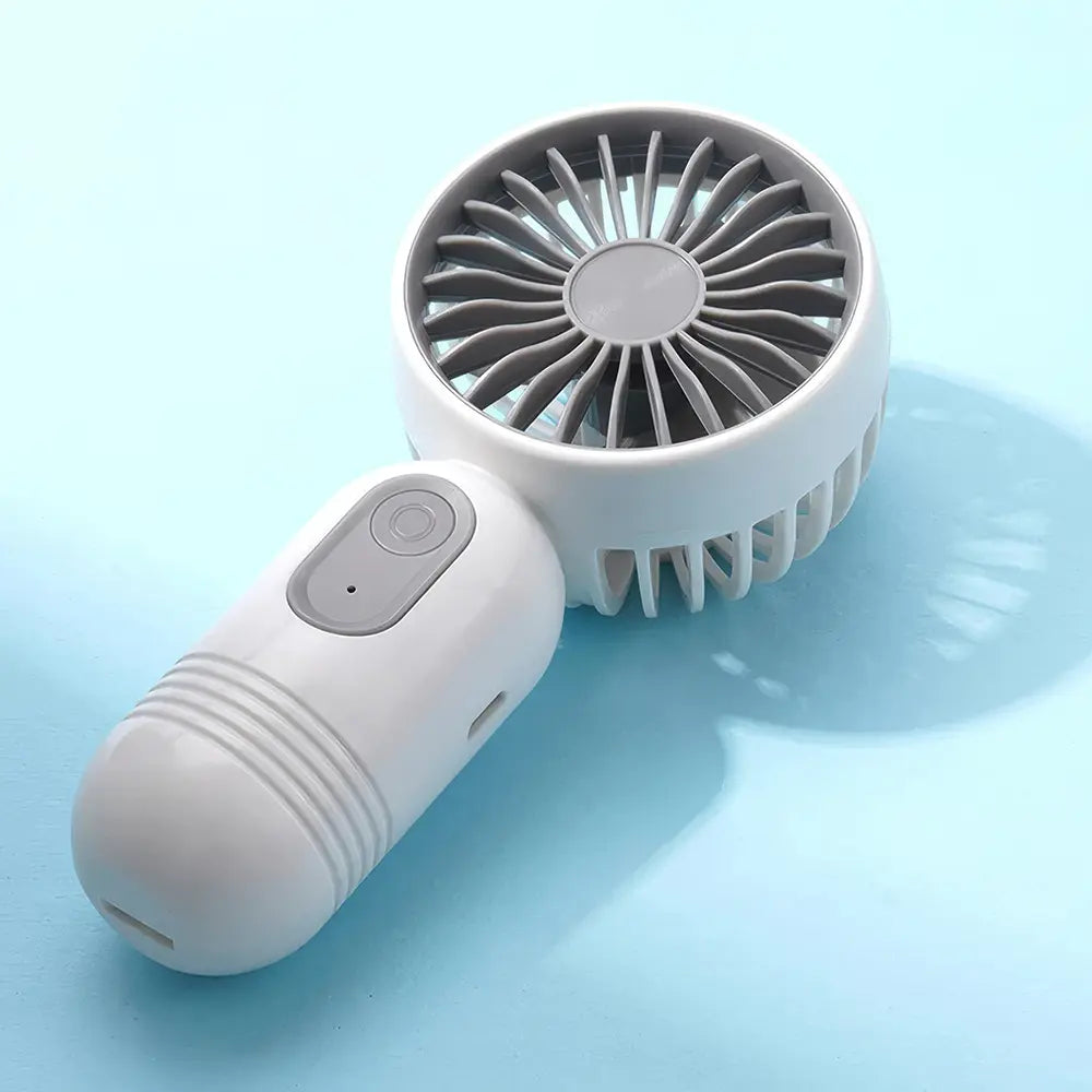 USB Rechargeable Mini Portable Fan With 3 Speeds