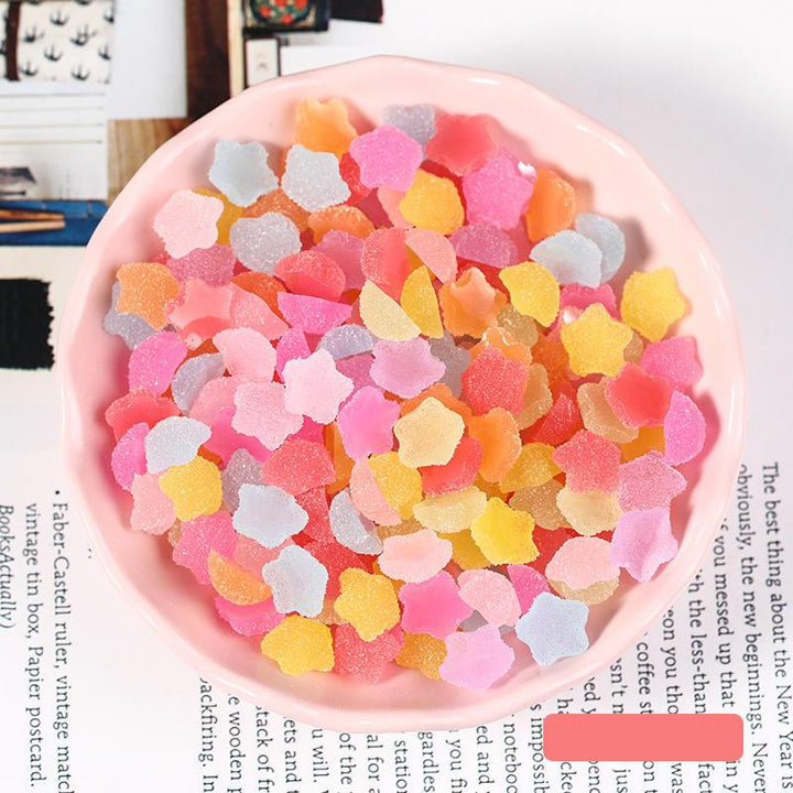 Heart/Star Shaped Nail Resin Charms