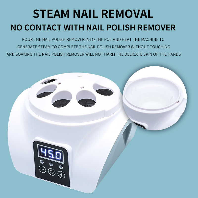 New Smart Electric Steam Nail Polish Remover