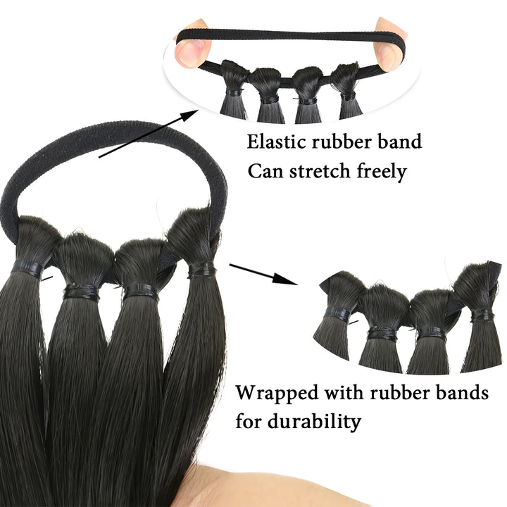 Synthetic Braided Ponytail Hair Extension